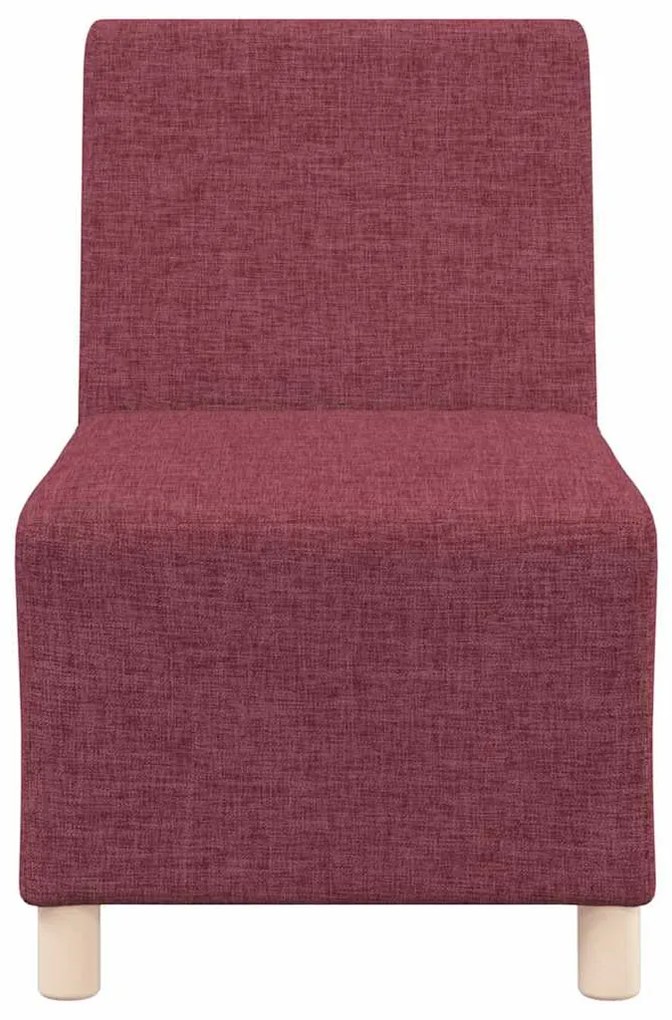 vidaXL Μοναδικός Καναπές χωρίς Χερούλια 2 pcs Κόκκινο 55 x 74 x 82 εκ.