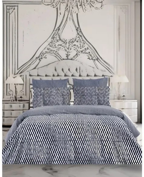 Makis Tselios Home Σετ Πάπλωμα Υπέρδιπλο 220×240cm Check