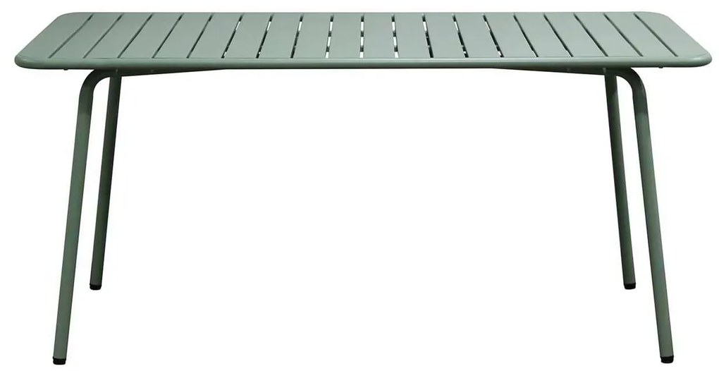 BRIO Slat Τραπέζι Κήπου - Βεράντας, Μέταλλο Βαφή Sandy Green 5635C 160x90x73cm