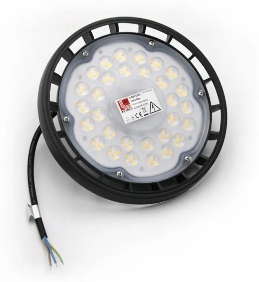 Στεγανή Βιομηχανική Καμπάνα UFO LED 100W Μαύρο 3-9021001 Lumen 3-9021001 Μαύρο