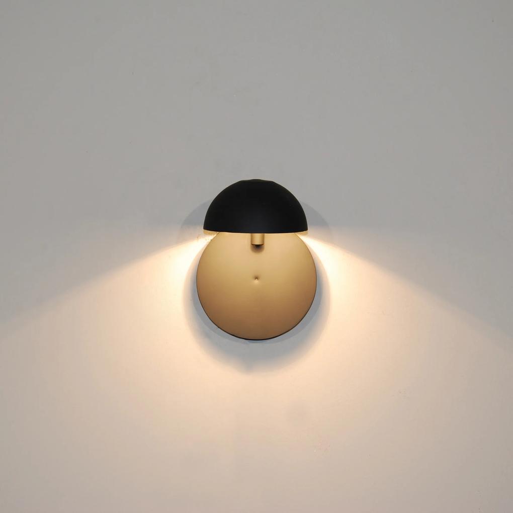 Φωτιστικό Τοίχου - Απλίκα HL-3592-1M FALLON OLD BRONZE WALL LAMP - Μέταλλο - 77-4161