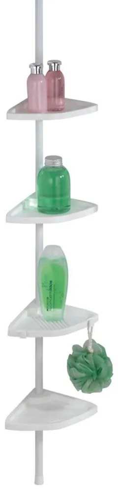 Γωνιακή Ραφιέρα Μπάνιου Τηλεσκοπική Wenko Easy White 3208010100