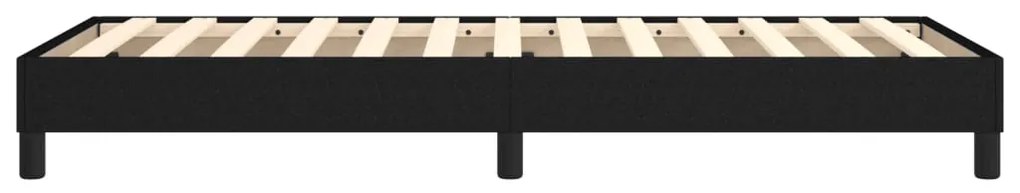 vidaXL Σκελετός Κρεβατιού με Ελατήρια Μαύρο 80x200 εκ. Υφασμάτινο