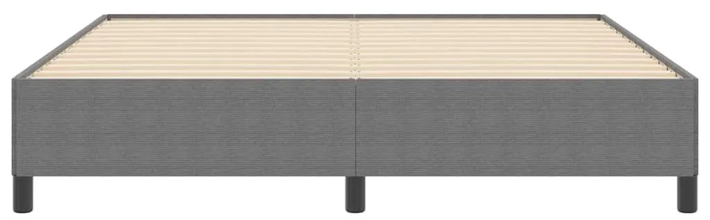 vidaXL Κρεβάτι με ελατήρια Ανοιχτό γκρι 180 x 200 cm Βελούδο