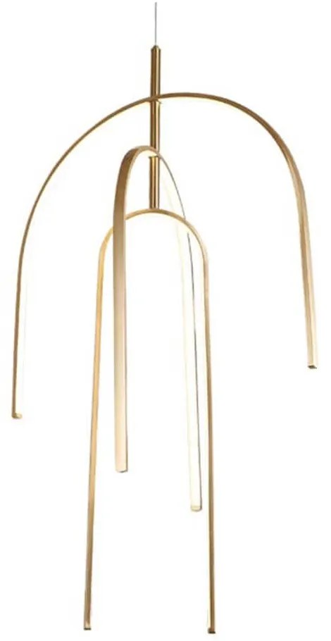 Φωτιστικό Οροφής Led 1931 80W 3000K 80Lm Gold Αλουμίνιο
