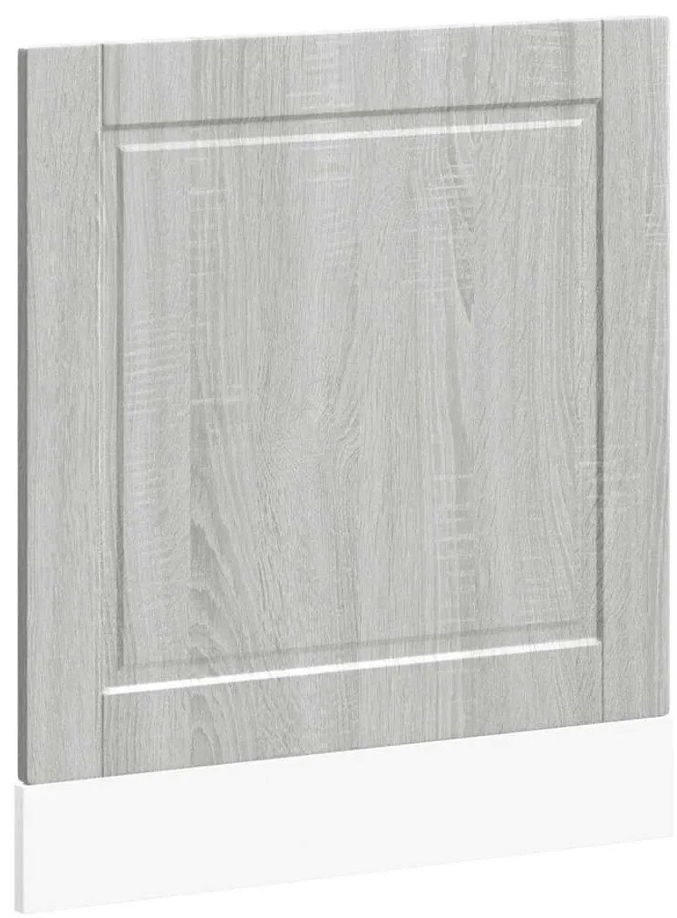 vidaXL Πίνακας πλυντηρίου πιάτων Porto Γκρι Sonoma 60x1,5x67 εκ.