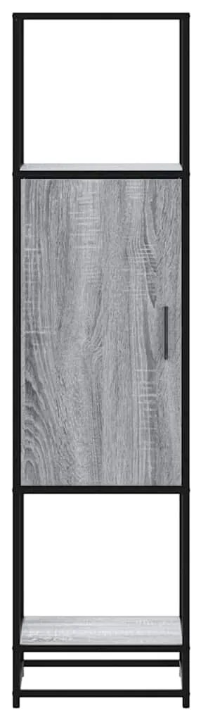 vidaXL Highboard Grey Sonoma Κατασκευασμένο ξύλο και μέταλλο