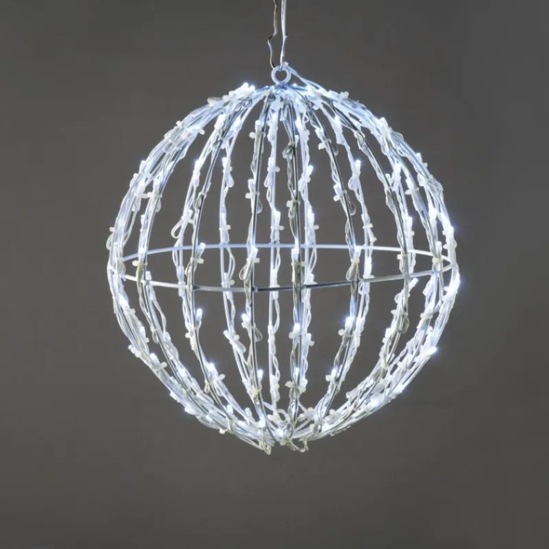 Διακοσμητικό LED 3D Cage Ball-Warm White-Διάμετρος: 20 εκ.