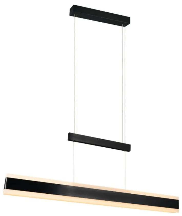 Φωτιστικό Οροφής - Ράγα Arcola 331210332 45W 5250lm 2300+3000+4000K 97-152x174cm Black Trio Lighting