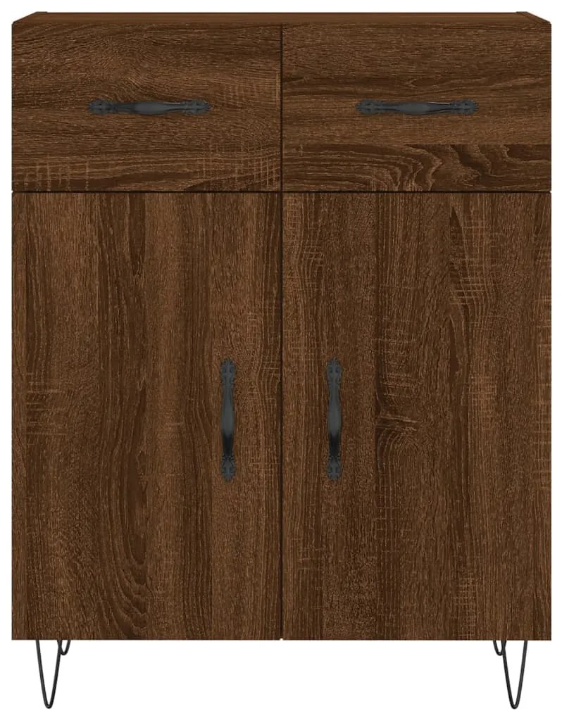 vidaXL Ντουλάπι Καφέ Δρυς 69,5 x 34 x 90 εκ. Επεξεργασμένο Ξύλο