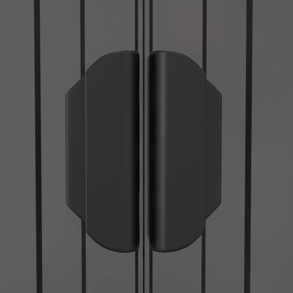 vidaXL Αποθήκη Κήπου Ανοιχτό γκρι 192x1021x223 εκ. Γαλβανισμένο Ατσάλι