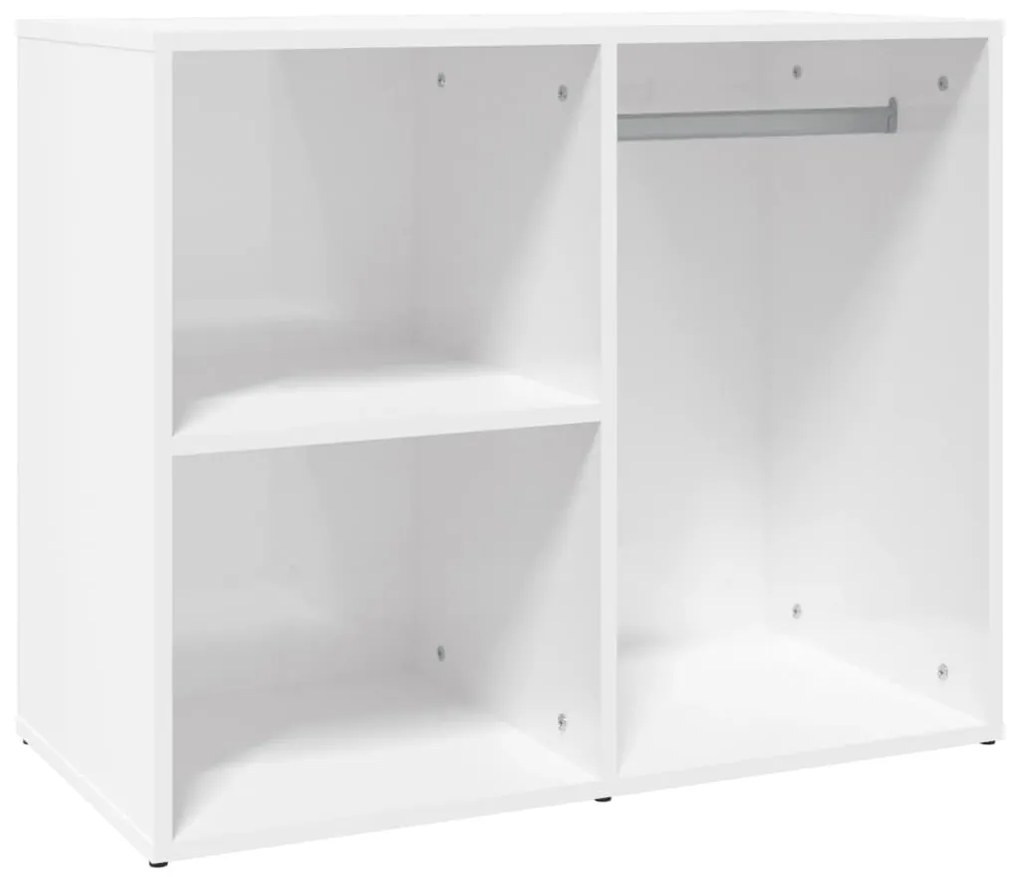 vidaXL Ντουλάπι Γυαλιστερό Λευκό 80 x 40 x 65 εκ. Επεξεργασμένο Ξύλο