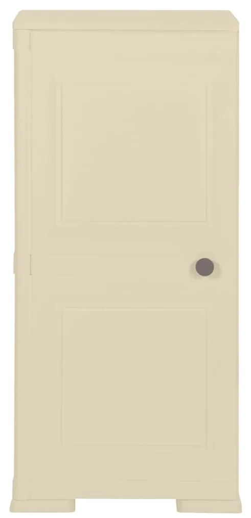 vidaXL Πλαστικό Ντουλάπι Angora Λευκό 40 x 43 x 85,5εκ με Σχέδιο Ξύλου