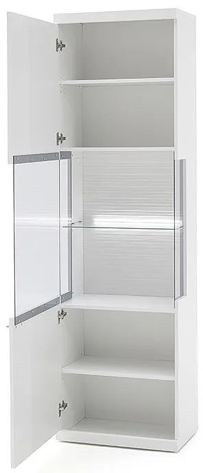 Hime Βιτρίνα Λευκή 60x38x203