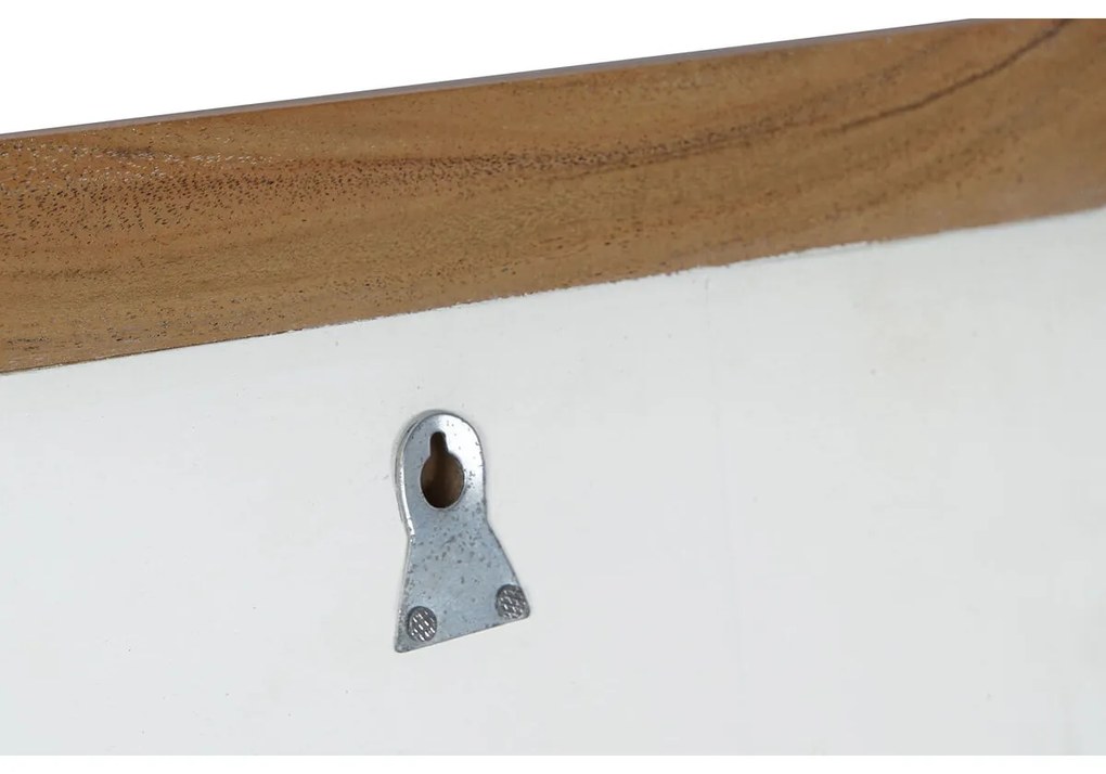 Τοίχο καθρέφτη DKD Home Decor Λευκό Καφέ Urban 90 x 1,5 x 113 cm