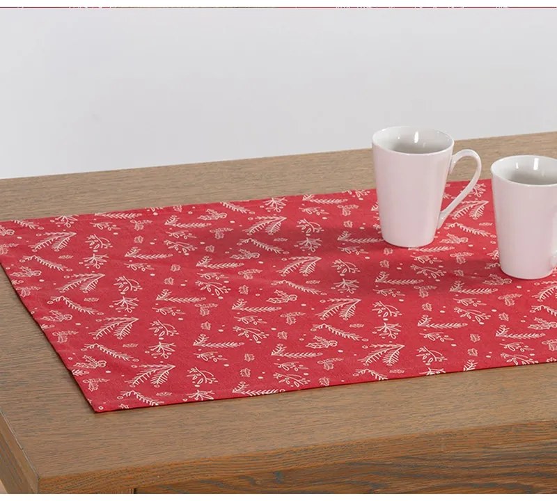 Τραβέρσα 45x140 Winter Mood - Red 5205495567068