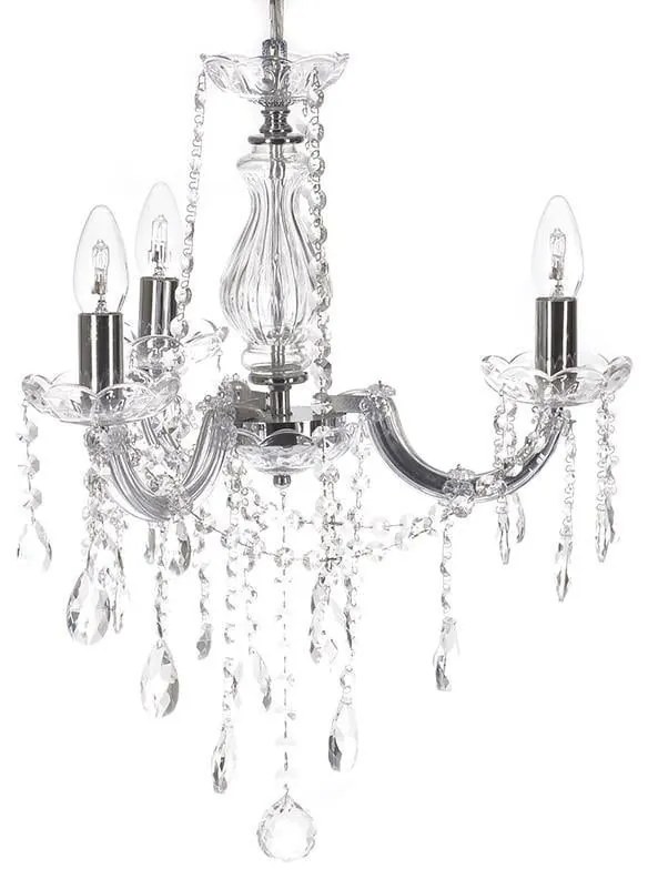 Φωτιστικό Οροφής 3-10-917-0030 Clear Inart Glass, Polyester