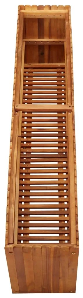 vidaXL Ζαρντινιέρα Υπερυψωμένη 150 x 30 x 50 εκ. Μασίφ Ξύλο Ακακίας