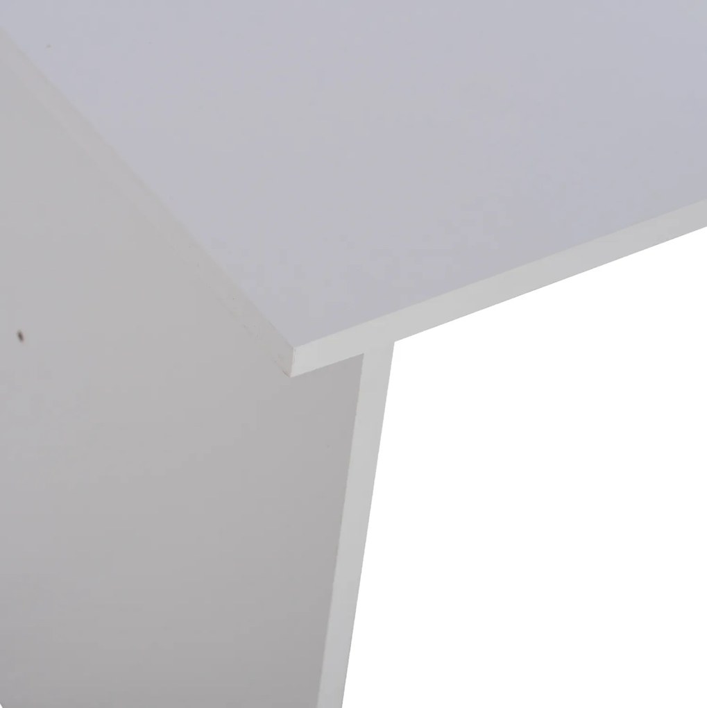 Γραφείο Μελαμίνης Ensley Με 3 Συρτάρια Λευκό 120x60x76 Εκ.