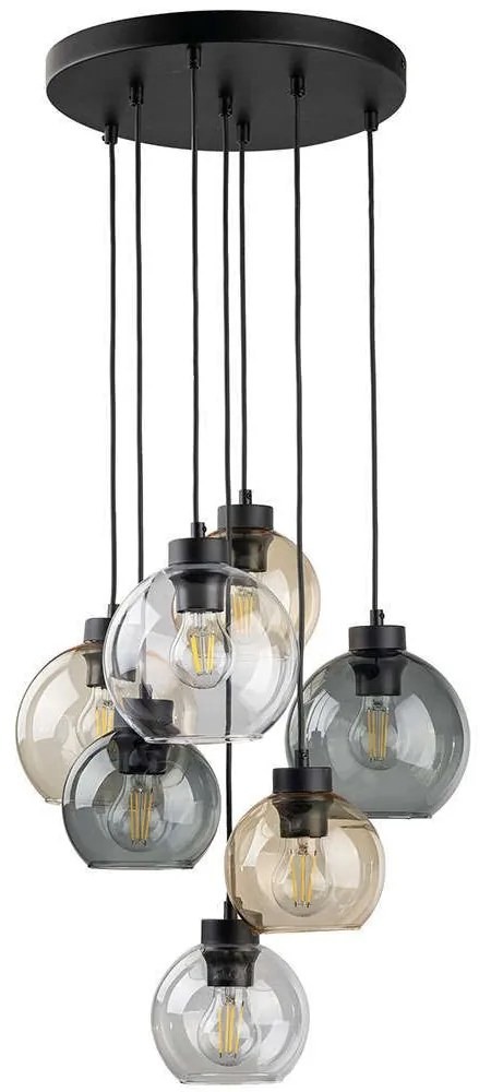 Φωτιστικό Οροφής Cubus Mix 10246 49x49x140cm 7xE27 15W Multi TK Lighting