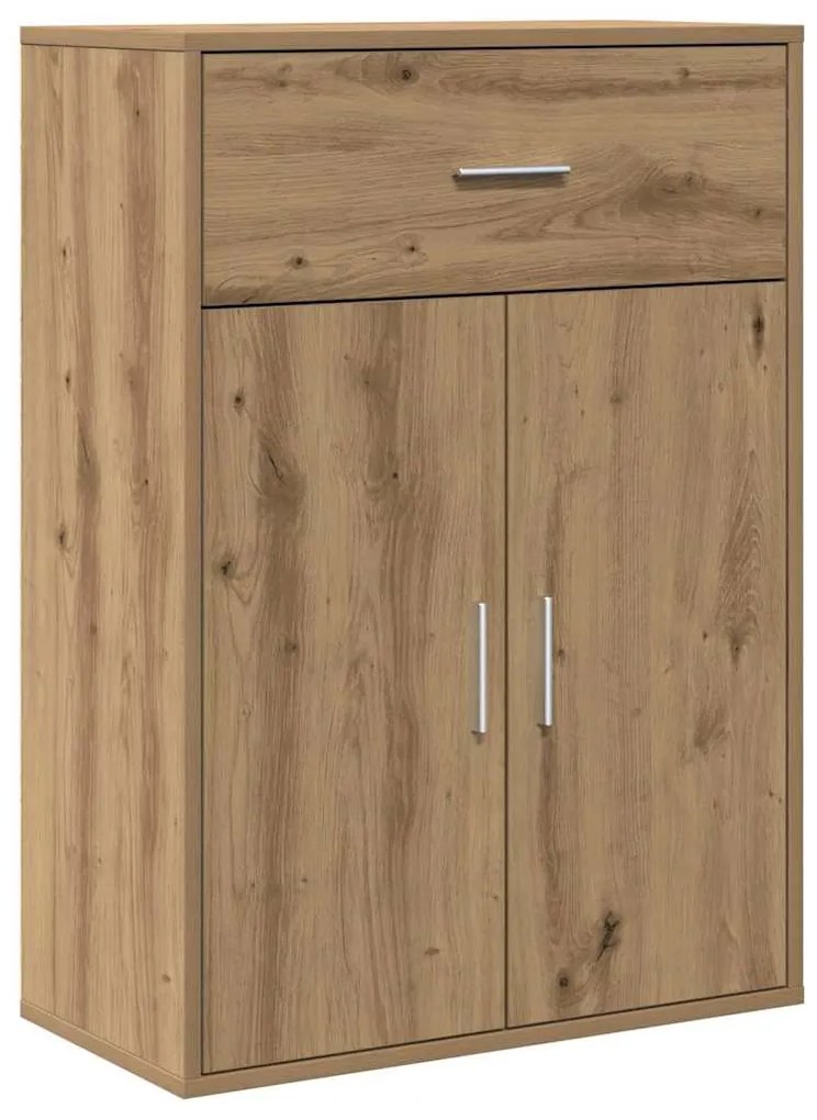 vidaXL Πλαϊνό γραφείο artisan δρυς 79 x 38 x 80 εκ. Επεξεργασμένο ξύλο