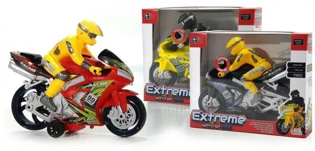 Παιχνίδι Μηχανή Extreme Moto GP 1000 Με Φως Ήχο Και Κίνηση Τριβής Πλαστικό 24cm Για 4+ Ετών 06511178 ArteLibre 06511178 Καφέ