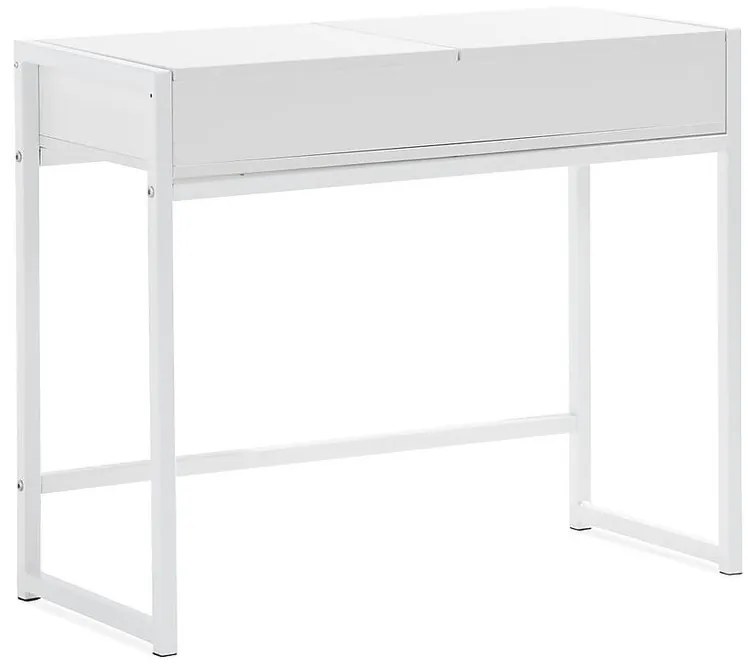 Τουαλέτα Springfield 125, Άσπρο, Καθρέφτης, 75x90x40cm