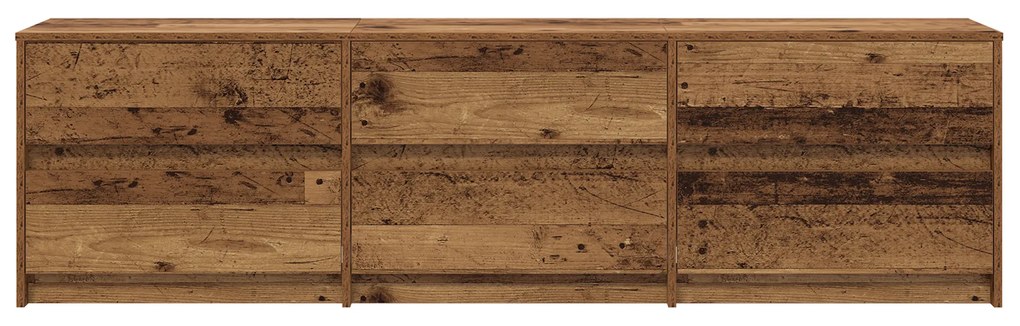 vidaXL Ντουλάπι TV με συρτάρι Καφέ 180 x 34 x 50 εκ Επεξεργασμένο ξύλο