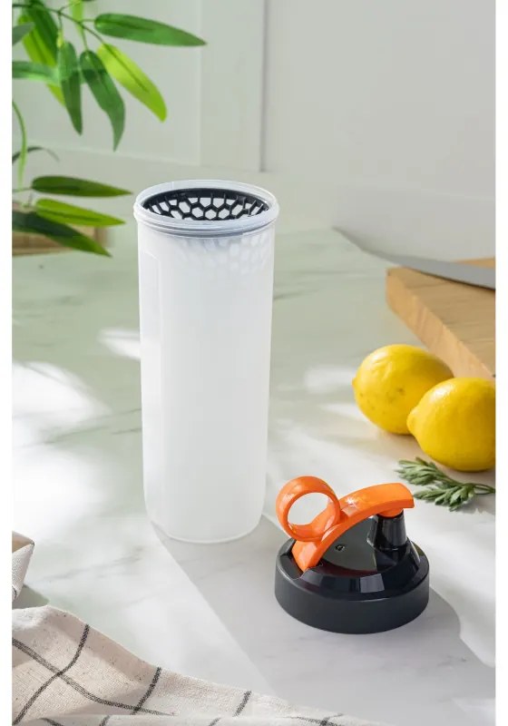 Μπουκάλι νερού Hermia 503HRN1166, 740 ml, BPA Free, πλαστικό, πορτοκαλί