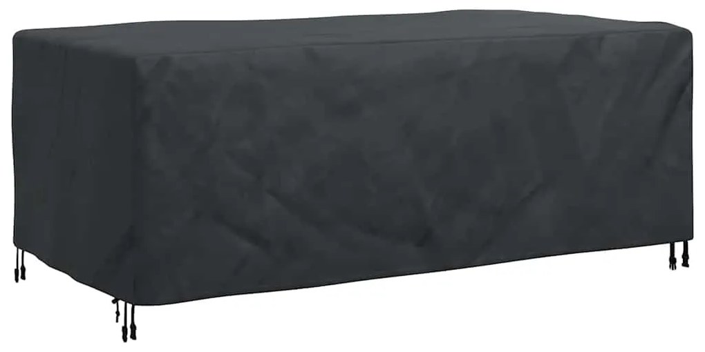 vidaXL Κάλυμμα επίπλων Μονόχρωμο Μαύρο 200 x 110 x 70 εκ. 210D