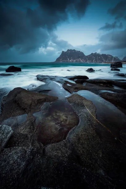 Φωτογραφία Τέχνης Uttakleiv beach on lofoten, norway, Beckerworks, (26.7 x 40 cm)