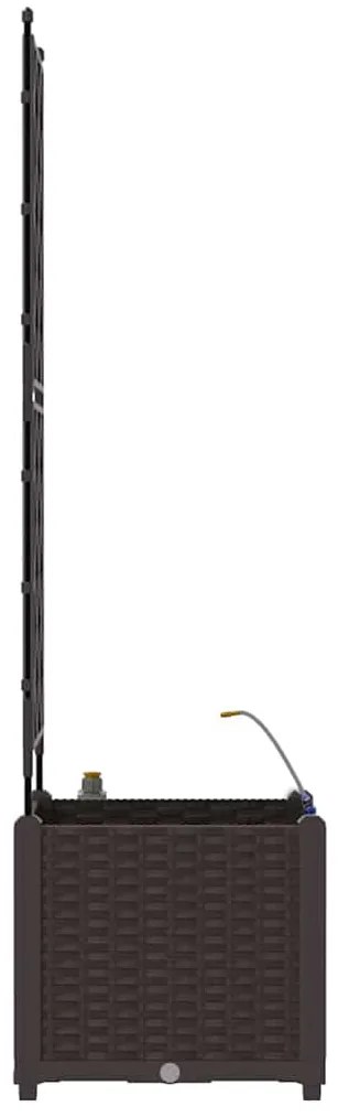 vidaXL Ζαρντινιέρες κήπου Καφέ 40 x 40 x 142 cm Ατσάλι
