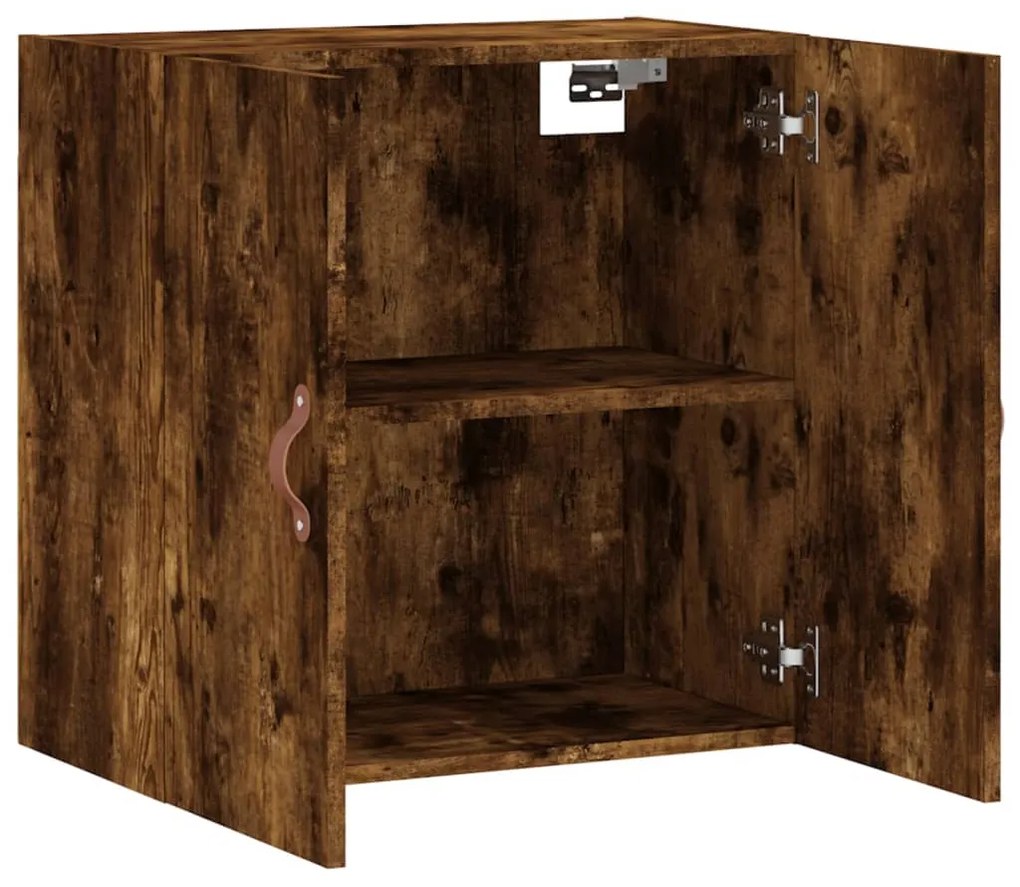 vidaXL Ντουλάπι Τοίχου Καπνιστή Δρυς 60x31x60 εκ. Επεξεργασμένο Ξύλο