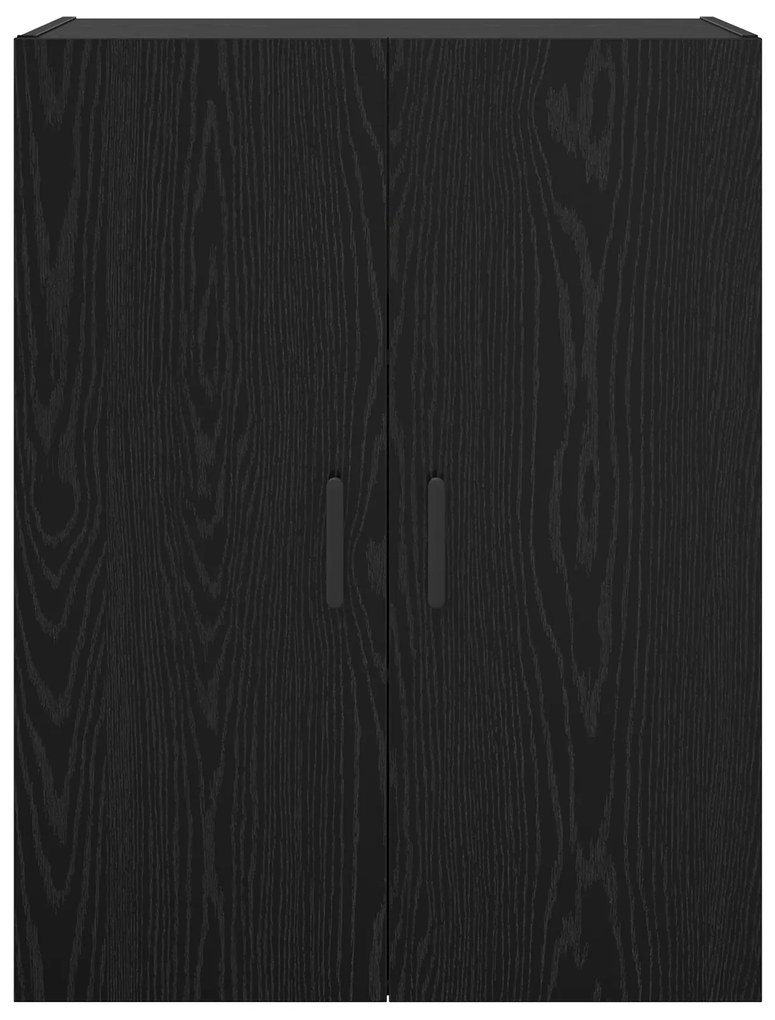 vidaXL Επιτοίχιο ντουλάπι Μαύρη δρυς 69.5 x 34 x 90 εκ.