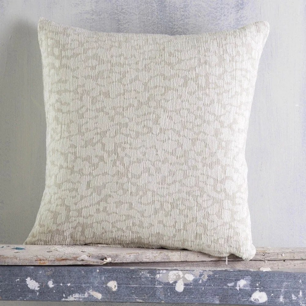 Μαξιλαροθήκη Διακοσμητική Kober Ecru Ρυθμός 40Χ40 Chenille,Cotton,Polyester