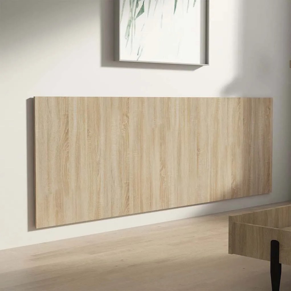 vidaXL Κεφαλάρι Κρεβατιού Sonoma Δρυς 240x1,5x80 εκ. από Επεξεργ. Ξύλο