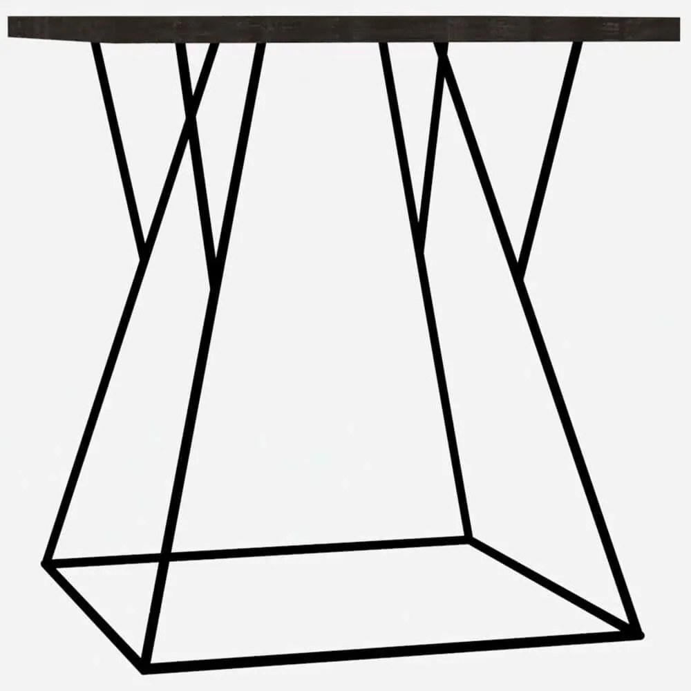 Τραπεζάκι Βοηθητικό Cassis 495SSE1304 45x45x47,5cm Anthracite