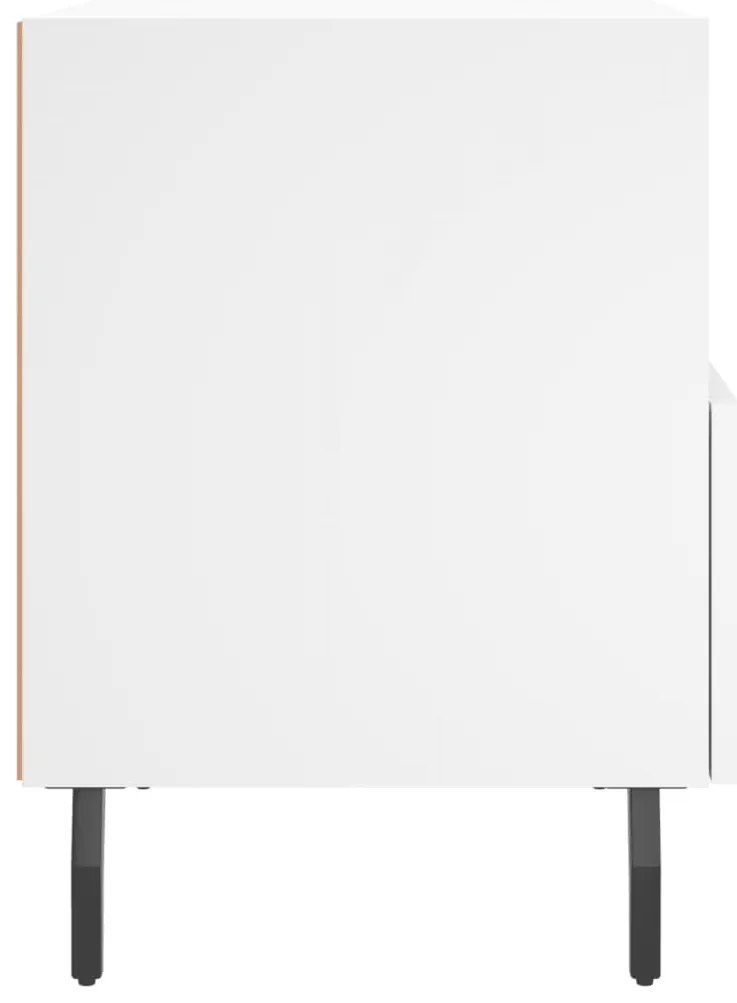 vidaXL Κομοδίνο Λευκό 40 x 35 x 47,5 εκ. από Επεξεργασμένο Ξύλο
