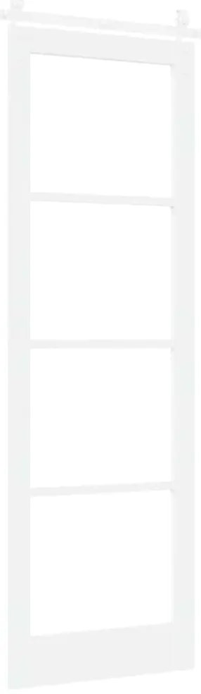 vidaXL Συρόμενη Πόρτα ORKDAL Λευκό 78 x 232 cm Μασίφ ξύλο πεύκου