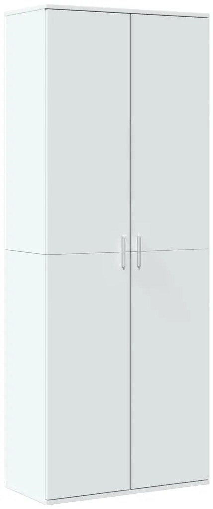 vidaXL Ντουλάπι Λευκό 70x35x180 εκ. από Επεξεργασμένο Ξύλο