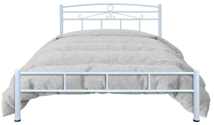 Κρεβάτι Μεταλλικό Annabelle Λευκό, 140x190 εκ.