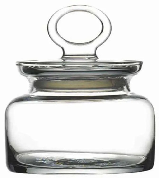 Βάζο Αποθήκευσης Με Καπάκι SP98863K1 500ml 13,6x13,6x11,8cm Clear Espiel Glass