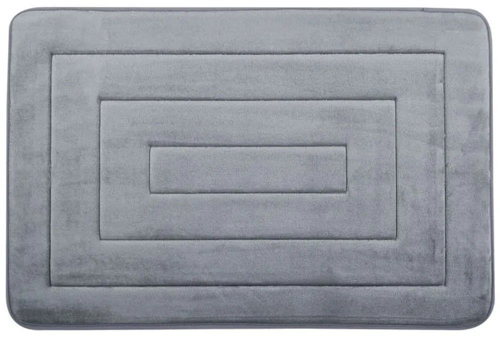 Πατάκι Μπάνιου Memory Foam 827404 50x80cm Grey Ankor 50 X 80 50x80cm Foam