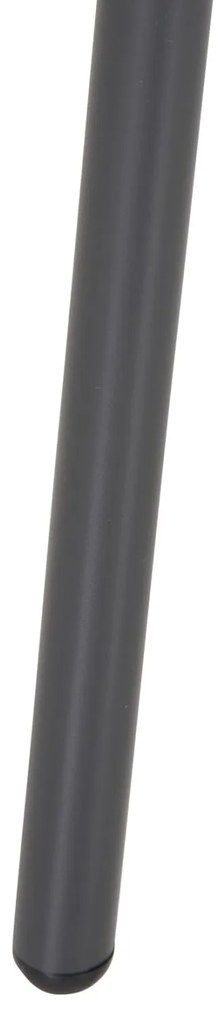 Καρέκλα - Πολυθρόνα SWIFTER C5969.02 Γκρί Μέταλλο με Φυσικό Συνθετικό Rattan 54x61x75Υεκ. 54x61x75 εκ.