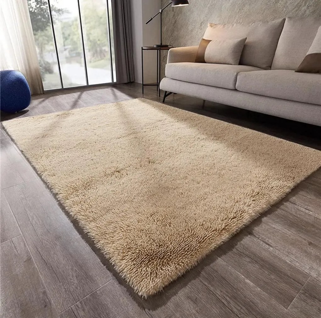 United Carpet Χαλί Shaggy/Γούνα 130x190 - FurX Μπεζ