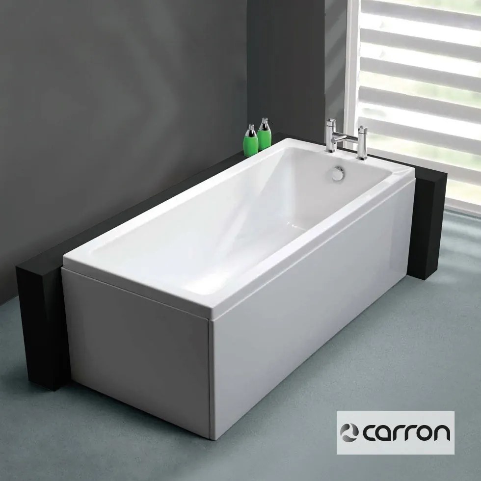 CARRON Quantum Carronite Μπανιέρα ακρυλική με υδρομασάζ WHITE 285LT
