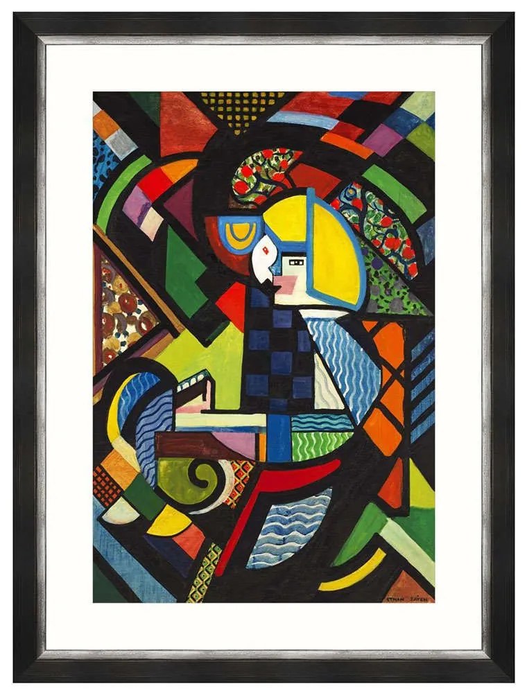 Κάδρο Daughter In A Rocker FA13415 65x90cm Multi MindTheGap Vertical Ξύλο,Γυαλί