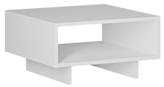 119-001187 Τραπέζι σαλονιού Hola pakoworld μελαμίνης λευκό 60x60x32εκ Particle Board - 18mm High quality coated with melamine WHITE, 1 Τεμάχιο