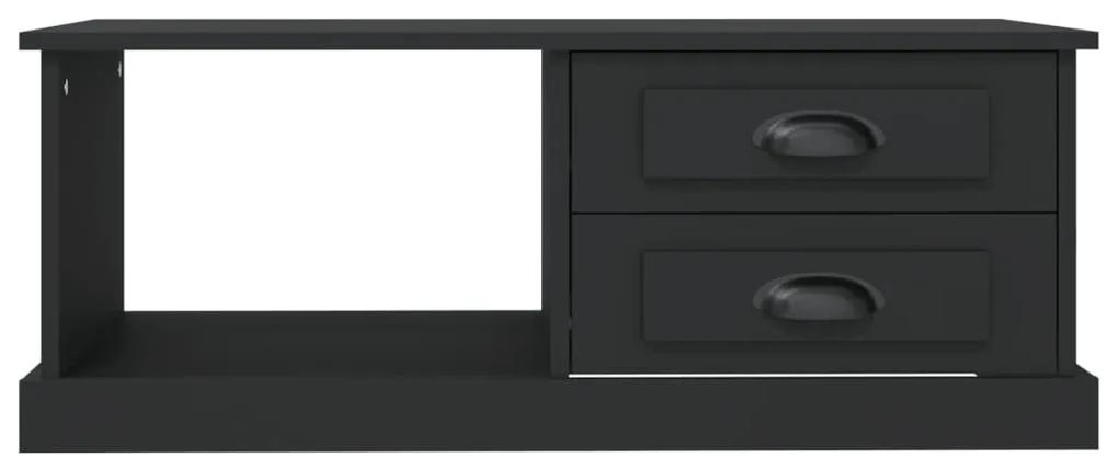 vidaXL Τραπεζάκι Σαλονιού Μαύρο 90x50x35 εκ. Επεξεργασμένο Ξύλο