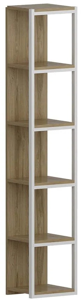 Βιβλιοθήκη Texas 875ZNA3613 33,7x29,5x180cm White-Oak